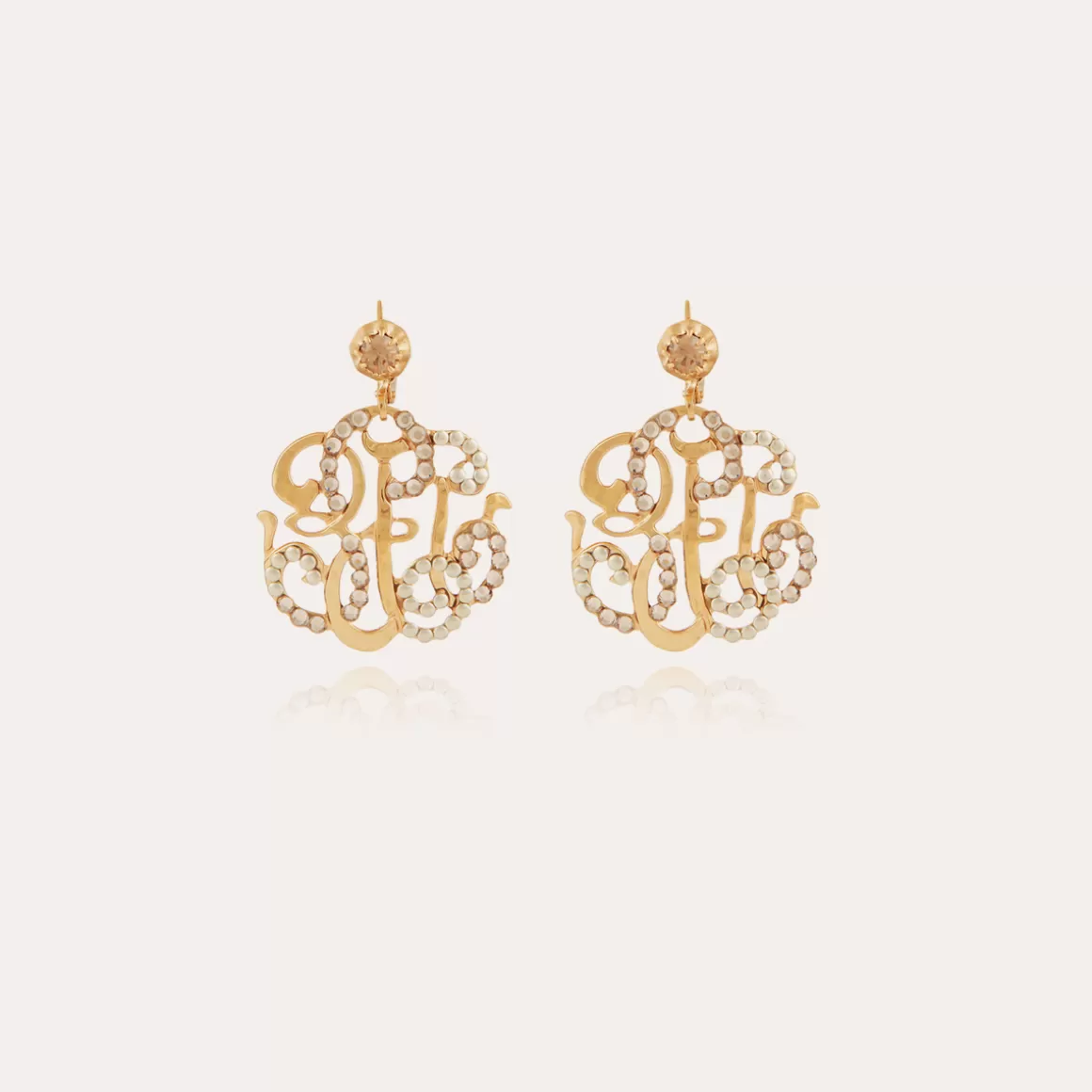 Gas Bijoux Boucles D'Oreilles>Boucles d'oreilles Arabesque petit modèle dorées