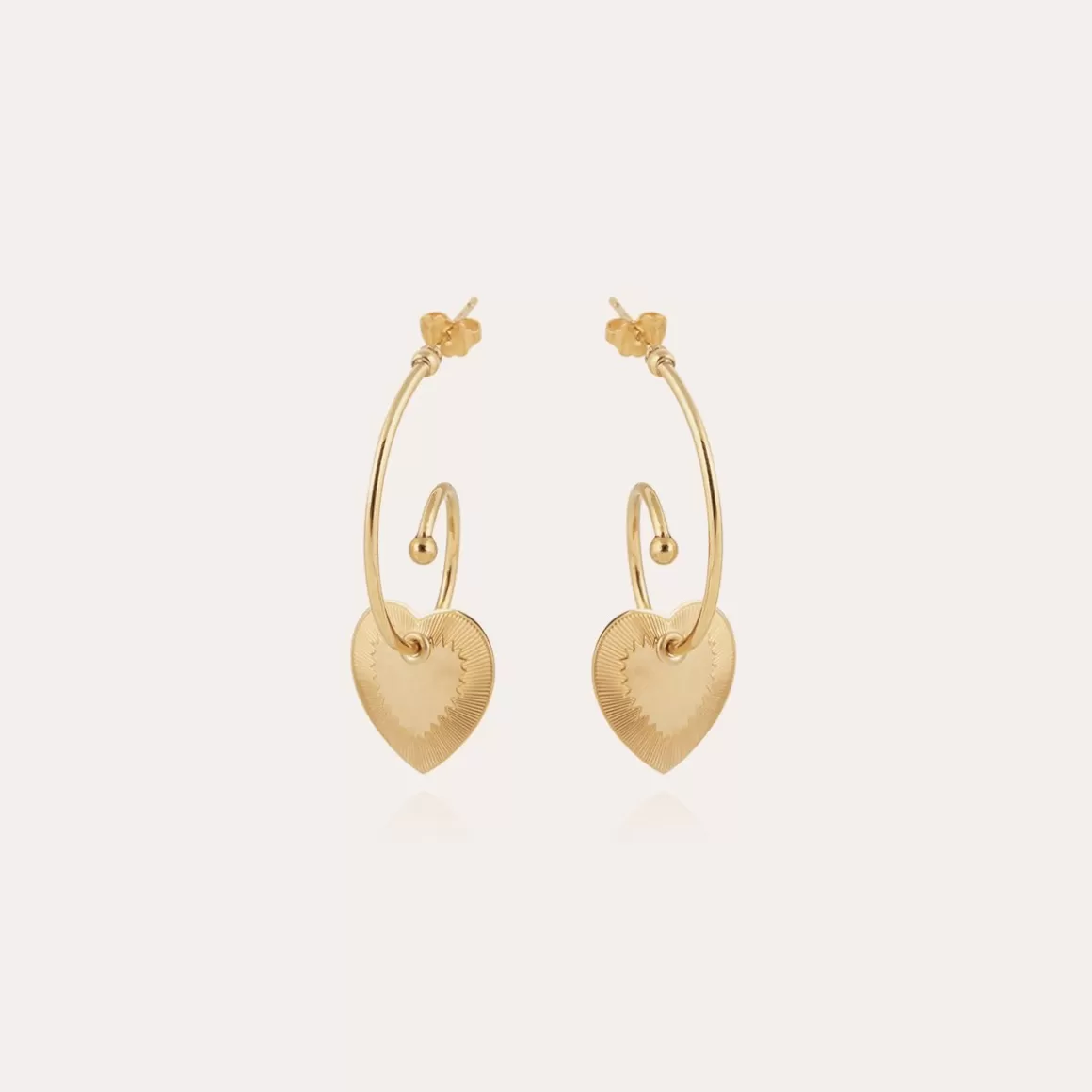 Gas Bijoux Boucles D'Oreilles>Boucles d'oreilles Céline Love mini dorées