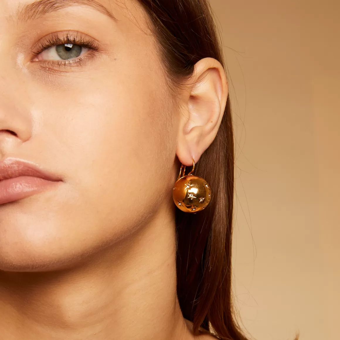 Gas Bijoux Boucles D'Oreilles>Boucles d'oreilles Comète grand modèle es Doré