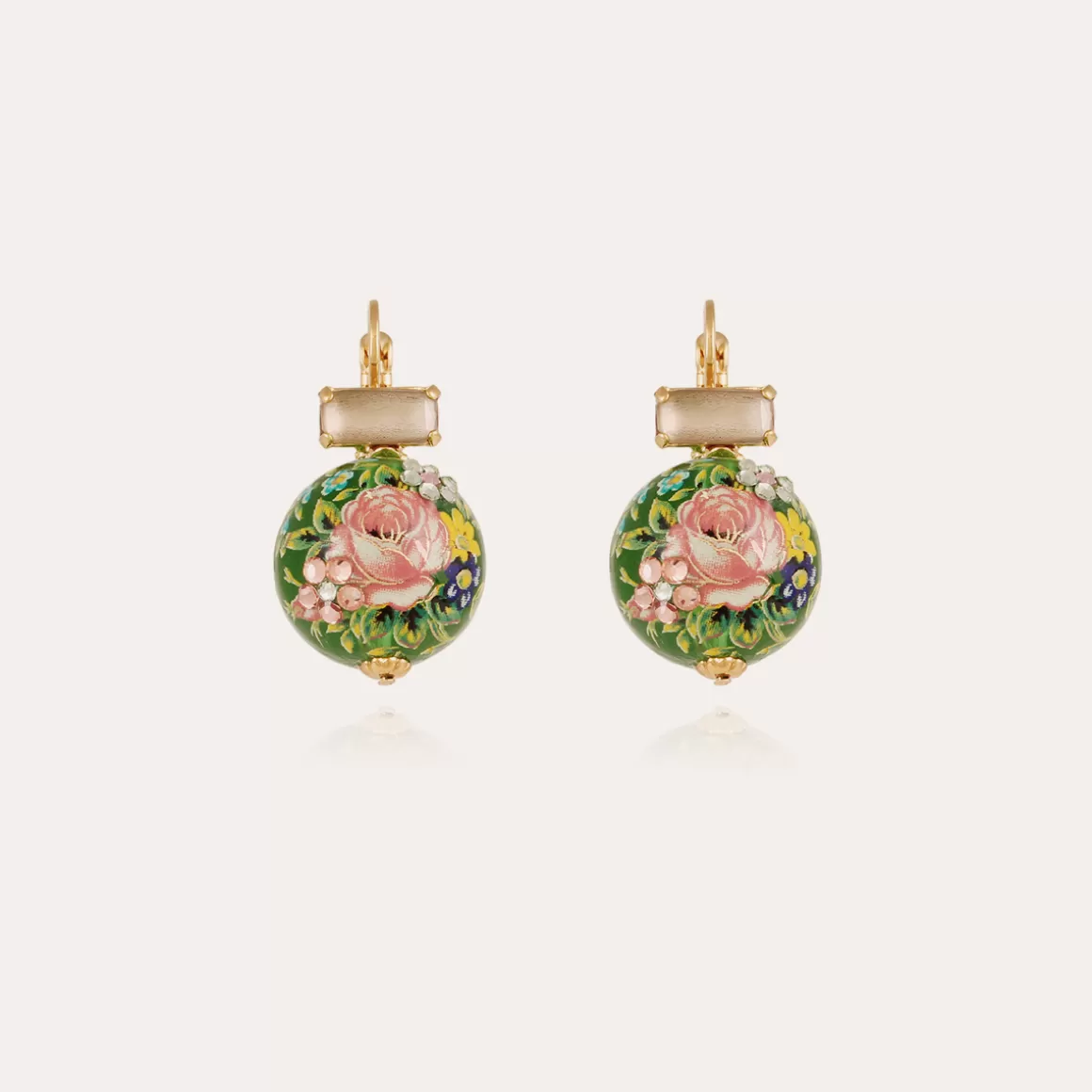 Gas Bijoux Boucles D'Oreilles>Boucles d'oreilles Décalco dorées