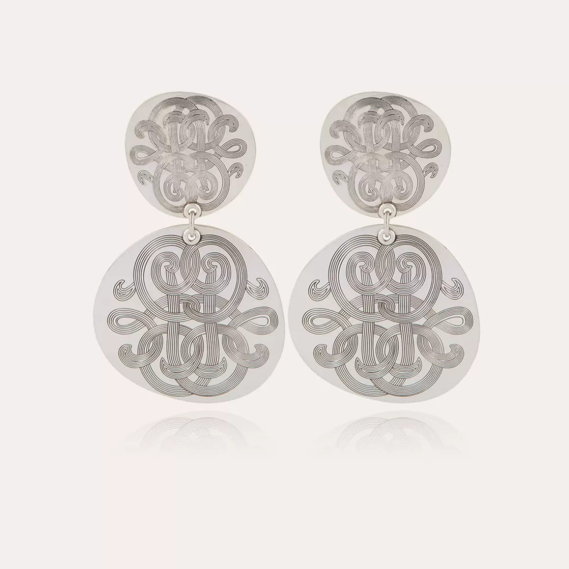 Gas Bijoux Bijoux Argentés | Boucles D'Oreilles>Boucles d'oreilles Diva Nuage argentées