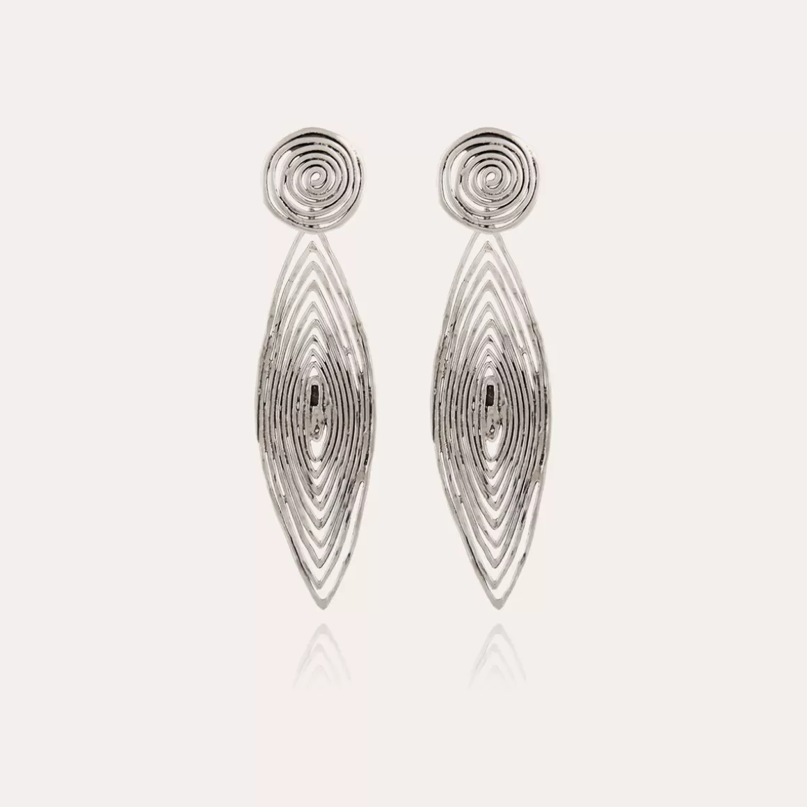 Gas Bijoux Bijoux Argentés | Boucles D'Oreilles>Boucles d'oreilles Longwave petit modèle argentées