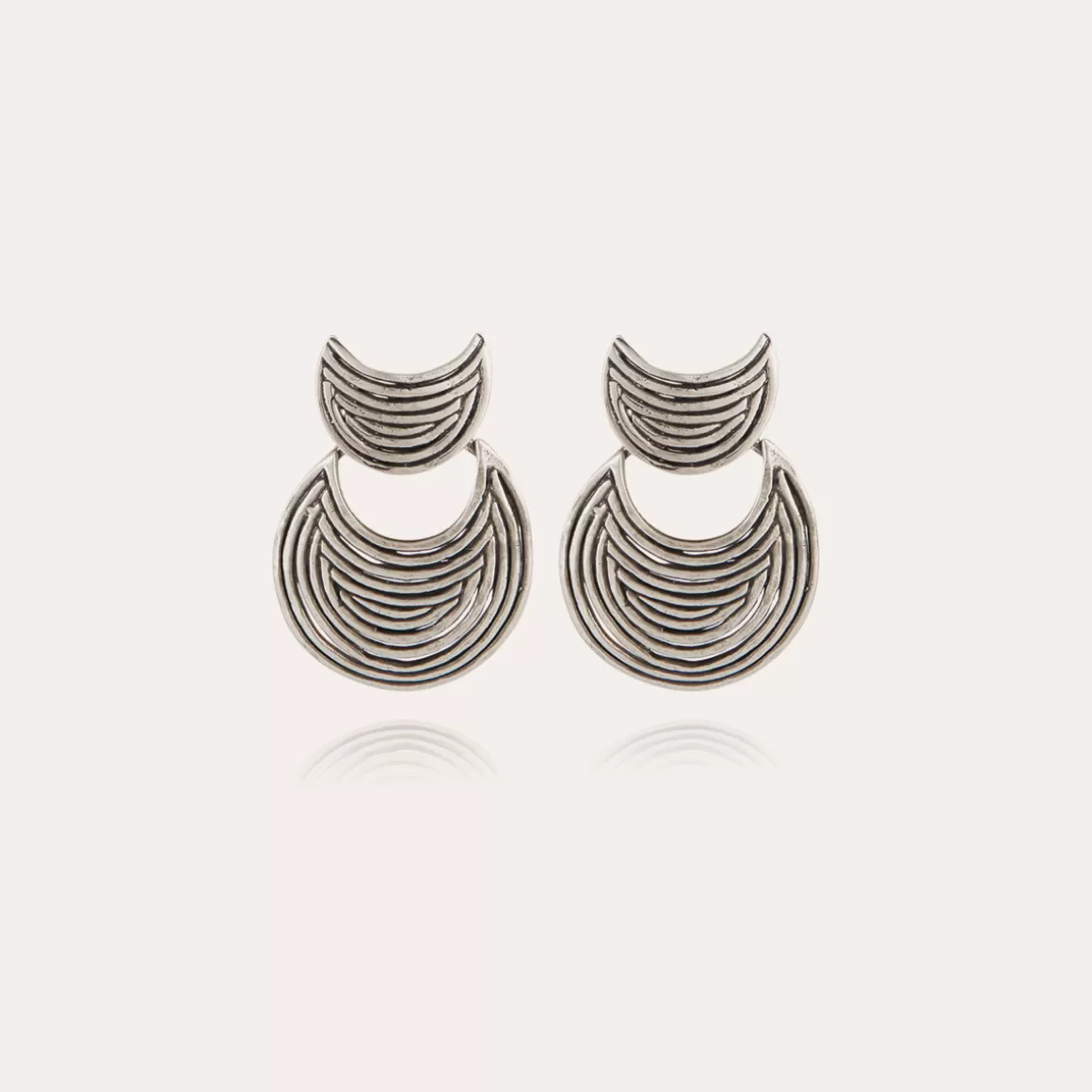 Gas Bijoux Bijoux Argentés | Boucles D'Oreilles>Boucles d'oreilles Luna Wave mini argentées