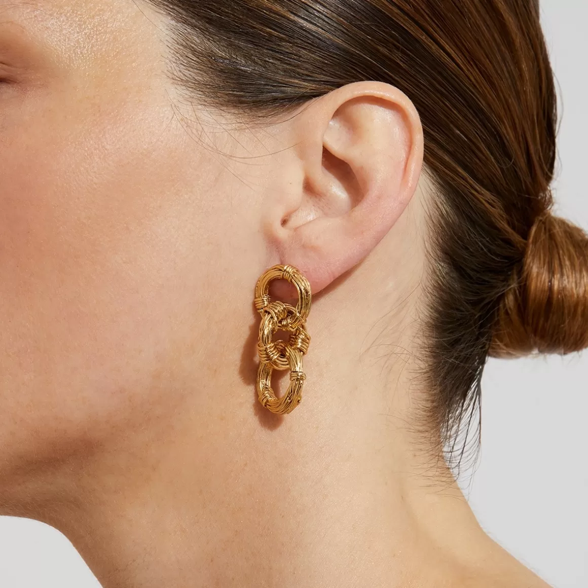 Gas Bijoux Bijoux Dorés | Boucles D'Oreilles>Boucles d'oreilles Maille Ariane dorées