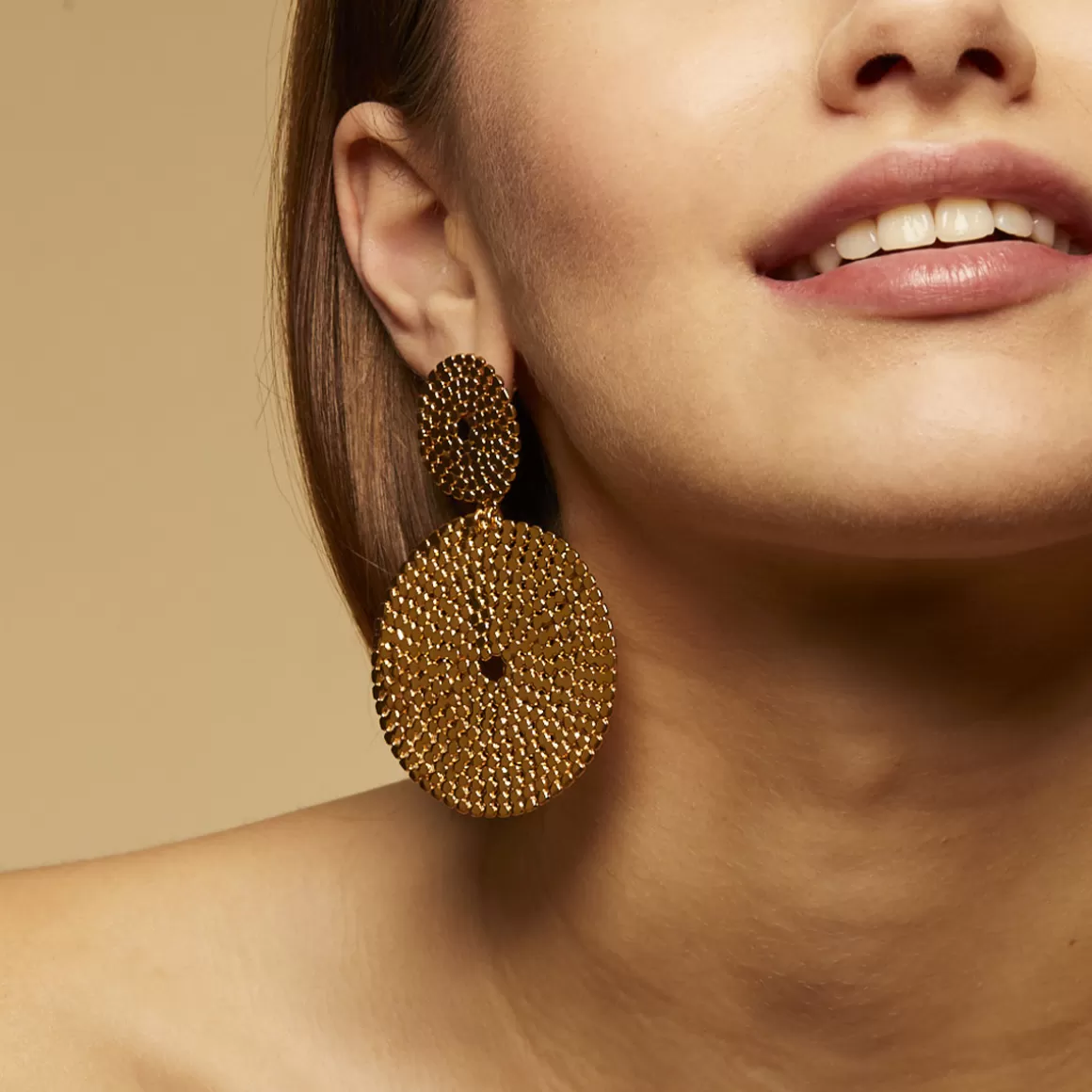 Gas Bijoux Boucles D'Oreilles>Boucles d'oreilles Onde Lucky dorées