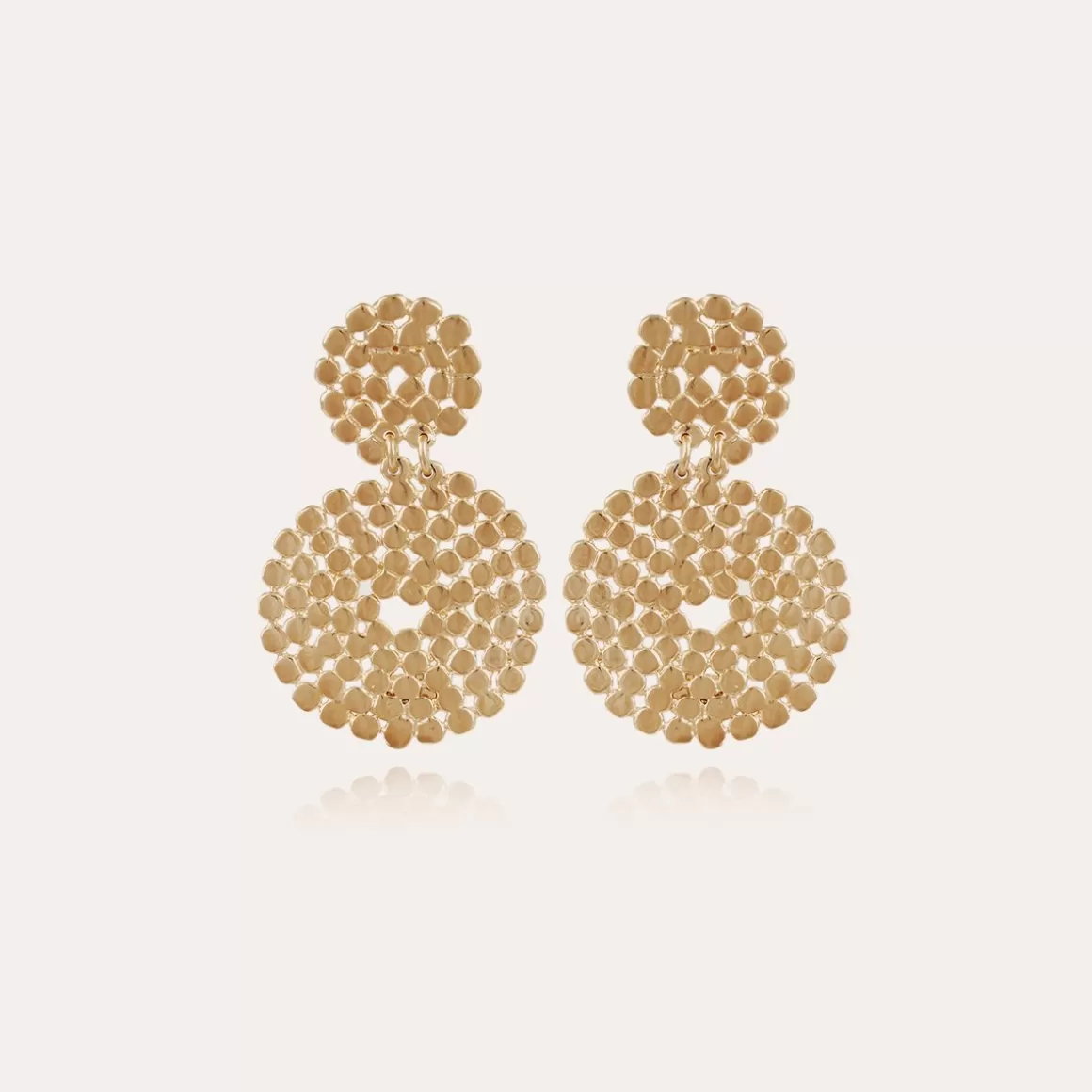 Gas Bijoux Bijoux Dorés | Boucles D'Oreilles>Boucles d'oreilles Onde Lucky mini dorées