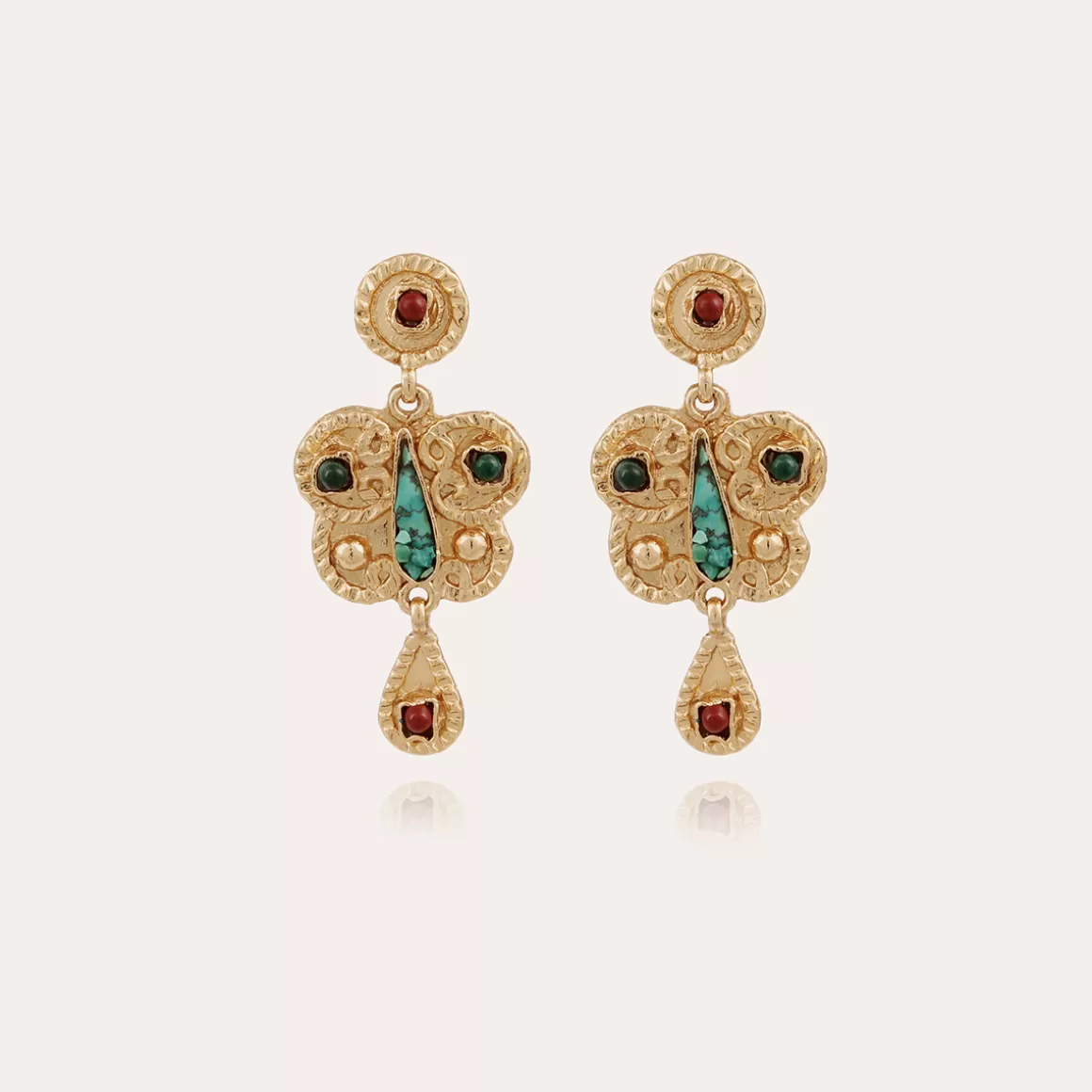 Gas Bijoux Boucles D'Oreilles>Boucles d'oreilles Paz petit modèle dorées