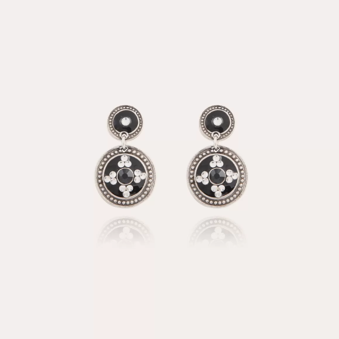 Gas Bijoux Boucles D'Oreilles>Boucles d'oreilles Sequin argentées