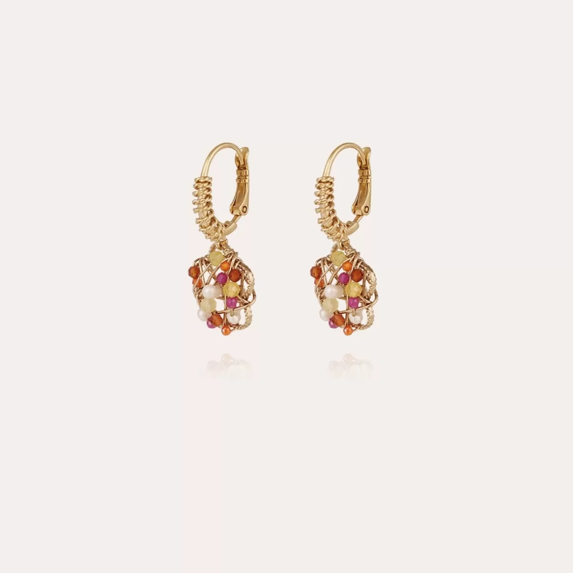 Gas Bijoux Boucles D'Oreilles>Boucles d'oreilles Tao Fleur dorées