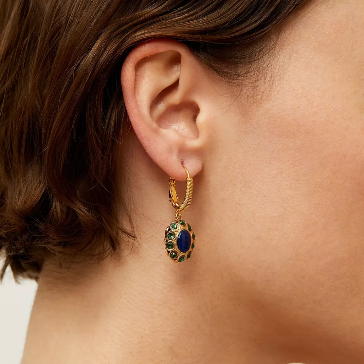 Gas Bijoux Boucles D'Oreilles>Boucles d'oreilles Tao Splash dorées