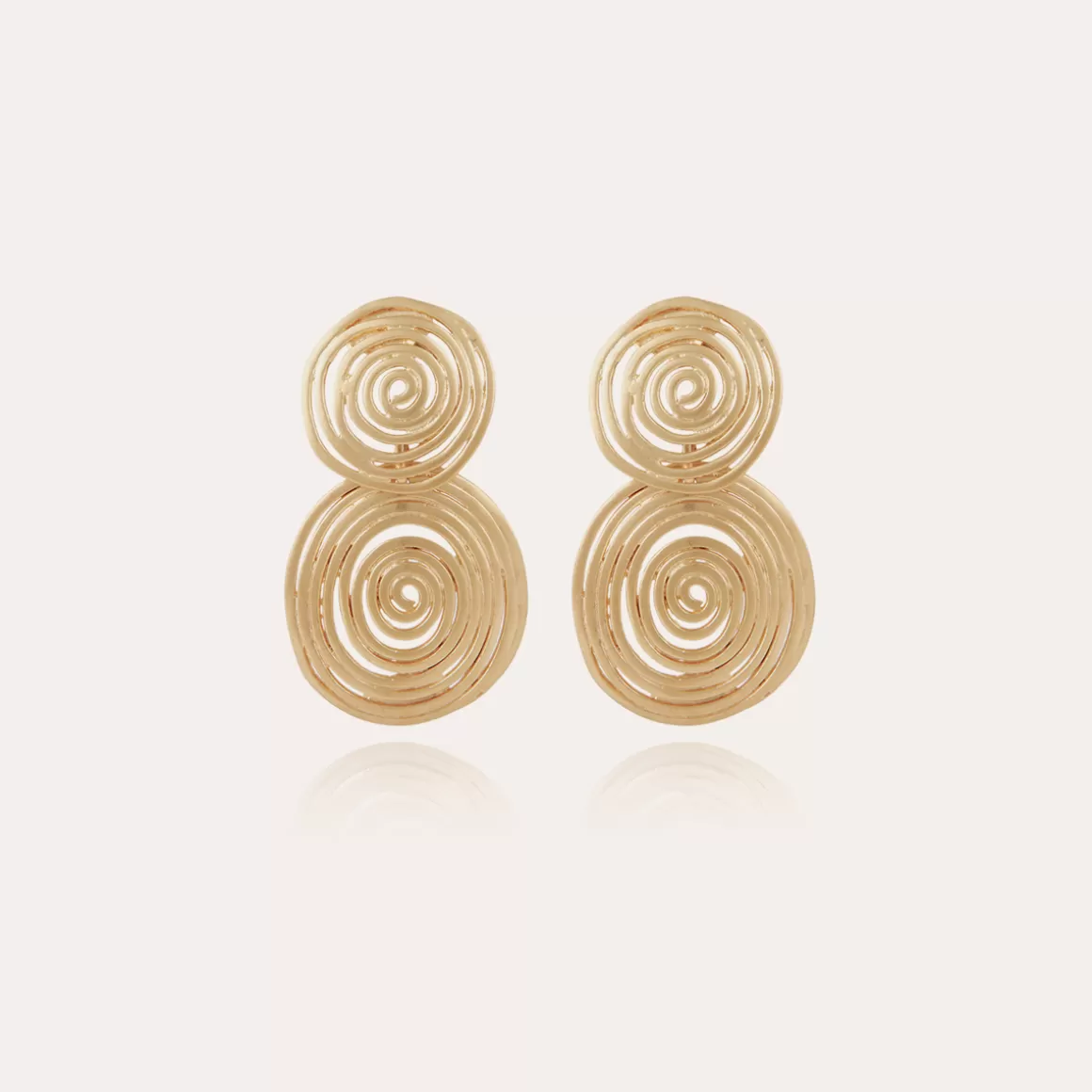 Gas Bijoux Bijoux Dorés | Boucles D'Oreilles>Boucles d'oreilles Wave petit modèle dorées