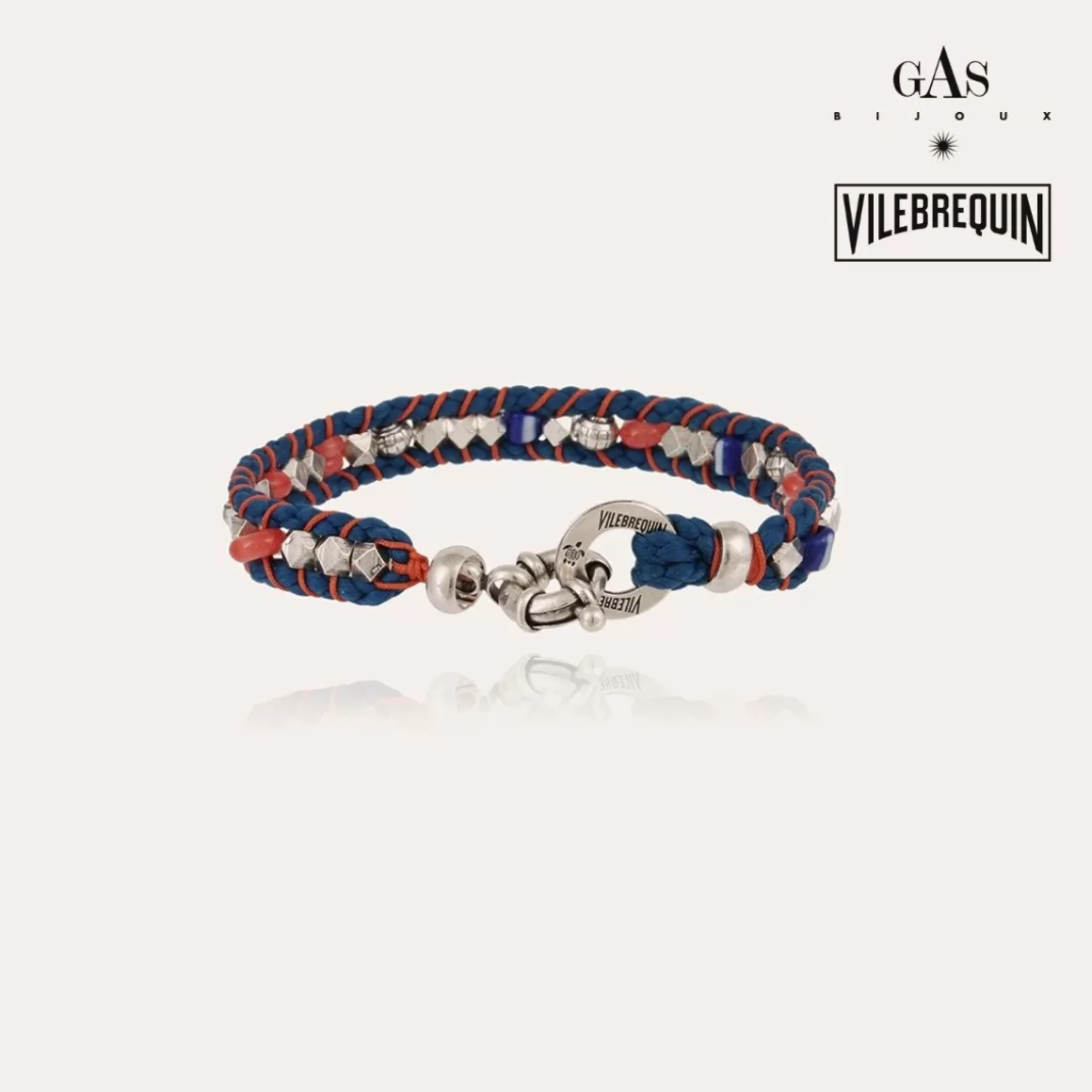 Gas Bijoux Bracelets Homme>Bracelet Everly Vilebrequin argenté