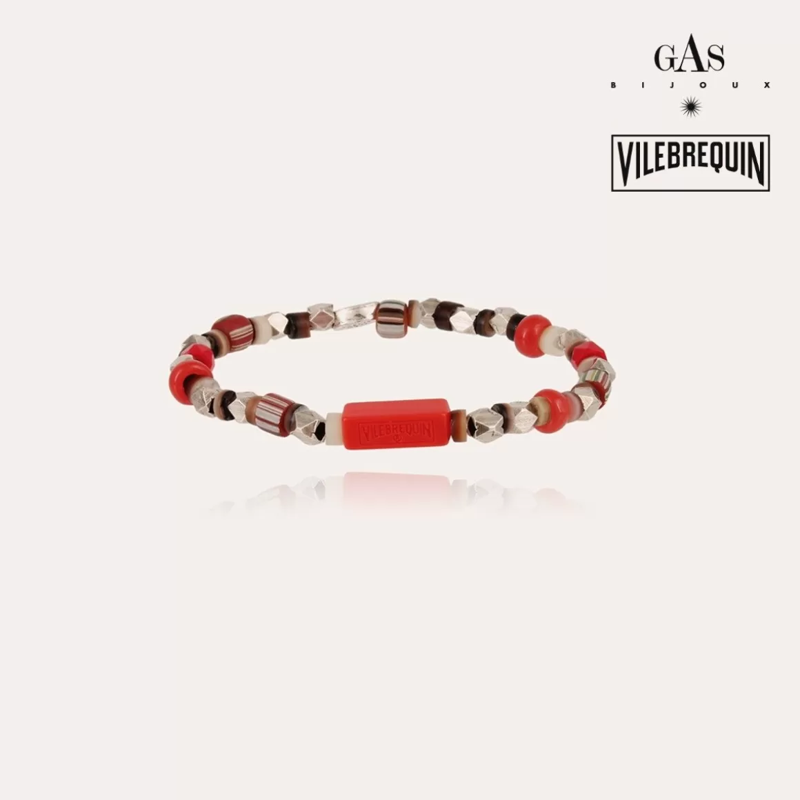 Gas Bijoux Bracelets Homme>Bracelet Léon Vilebrequin argenté