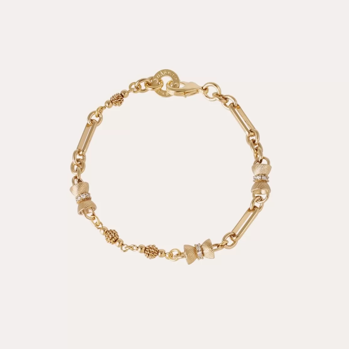 Gas Bijoux Bracelets>Bracelet Pompadour strass doré Cristal