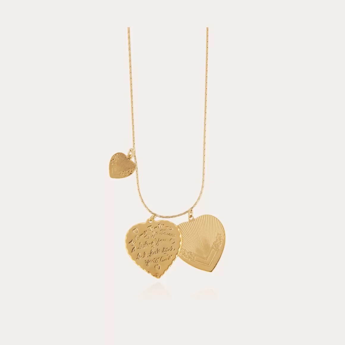 Gas Bijoux Bijoux Dorés | Colliers>Collier Love doré